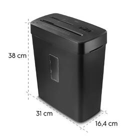 Skartovač Hama Prime M50CD-B, micro rez, 5 listov, P5 čierny

 obrázok produktu 3 z 4