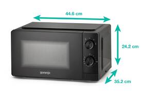 Mikrovlnná rúra Gorenje MO20CE1B5 čierna

 obrázok produktu 8 z 9