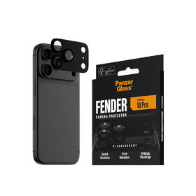 Tvrdené sklo PanzerGlass FENDER na Apple iPhone 18 Pro ,ochranný hliníkový prvek fotoaparátu čierne

 obrázok produktu 2 z 6