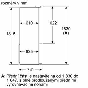 Americká chladnička Bosch KFN96VPEA ocel

 obrázok produktu 17 z 21