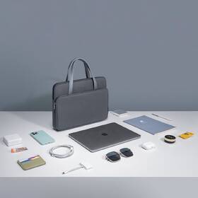 Brašna na notebook tomtoc Premium Briefcase na 14" MacBook Pro (2021) sivá

 obrázok produktu 2 z 2