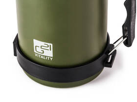 Termofľaša G21 G21TL1Z, 1000 ml, khaki zelená s rukojetí 

 obrázok produktu 6 z 10