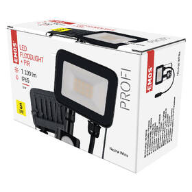 Reflektor EMOS INOVO 10W 1100LM PIR IP65 NW čierny

 obrázok produktu 4 z 11