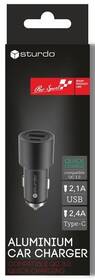  Sturdo USB+USB-C BLK 

 obrázok produktu 2 z 2