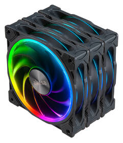 Ventilátor AKASA SOHO AR, 120 mm, ARGB, PWM, 3 ks čierny

 obrázok produktu 2 z 5
