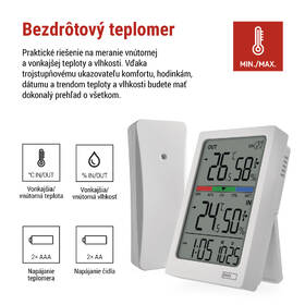 Teplomer EMOS E0558W biely

 obrázok produktu 12 z 13