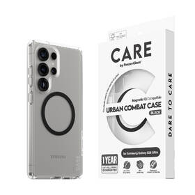 Kryt na mobil PanzerGlass CARE Urban Combat Qi na Samsung Galaxy S25 Ultra čierny/priehľadný

 obrázok produktu 2 z 9
