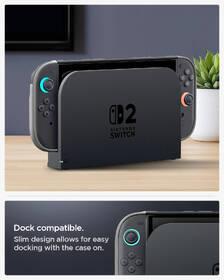 Puzdro Spigen Nano Pop  Black Sesame  - Nintendo Switch 2 čierne/sivé

 obrázok produktu 17 z 19
