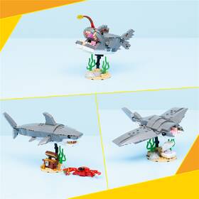 Stavebnica LEGO® Creator 3 v 1 31381 Divoký žralok a truhlica s pokladom 

 obrázok produktu 4 z 8