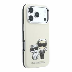Kryt na mobil Karl Lagerfeld PU Semi Wrap Smooth Sketch Bodies Magsafe na Apple iPhone 18 Pro béžový

 obrázok produktu 4 z 6