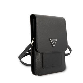 Taštička cez rameno Guess PU Saffiano Triangle Logo čierne

 obrázok produktu 2 z 4