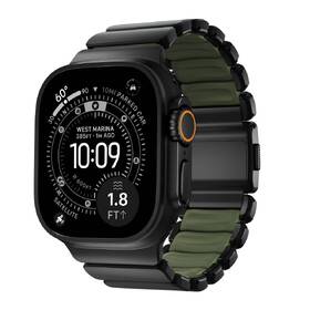 Remienok NOMAD Stratos FKM na Apple Watch 45/46/49mm, titanový čierny/zelený

 obrázok produktu 1 z 12