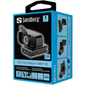 Webkamera Sandberg Webcam Chat 1080p čierna

 obrázok produktu 3 z 3