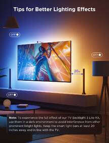 LED svetlo Govee Smart LED podsvietenie pre TV 55-65 

 obrázok produktu 5 z 6