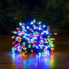 Vianočné osvetlenie ColorWay vnútorné, 200 LED, USB, 20m, viacfarebné 

 obrázok produktu 5 z 17