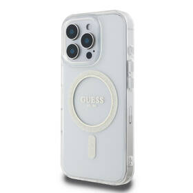 Kryt na mobil Guess IML Glitter Ring MagSafe na Apple iPhone 16 Pro Max priehľadný

 obrázok produktu 1 z 7