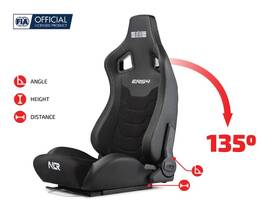 Herná stolička Next Level Racing ELITE ERS4 Reclining Seat - Leather & Suede Edition čierna

 obrázok produktu 5 z 8