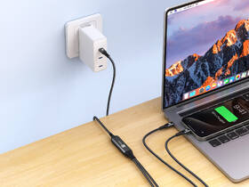 Kábel ERPOWER Cable Spliter USB-C/2× USB-C, 1,5m čierny

 obrázok produktu 3 z 3