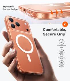 Kryt na mobil Torras Guardian Magnetic na Apple iPhone 17 Pro Max priehľadný

 obrázok produktu 3 z 7