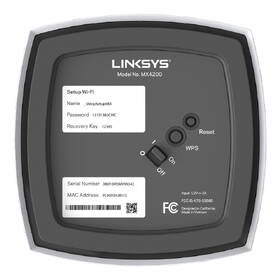 Kompletný Wi-Fi systém Linksys Velop AX4200 Tri-Band Mesh System, 3-pack biely

 obrázok produktu 8 z 8