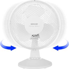 Ventilátor stolový Sencor SFE 2310WH 

 obrázok produktu 2 z 10