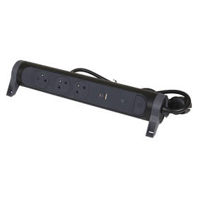 Prepäťová ochrana Legrand 3x zásuvka, USB, USB-C, 1,5m čierna

 obrázok produktu 1 z 11