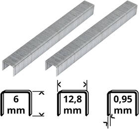 Sponky do sponkovačky Güde 6 mm KN 14 

 obrázok produktu 1 z 1