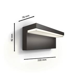 Nástenné svietidlo Philips Bustan, 2700 K 

 obrázok produktu 1 z 5