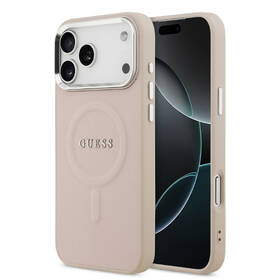 Kryt na mobil Guess PU Saffiano MagSafe na Apple iPhone 17 Pro ružový

 obrázok produktu 1 z 7