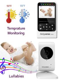 Detská elektronická pestúnka Babysense Video Baby Monitor V24R biela

 obrázok produktu 4 z 6