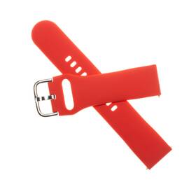 Remienok FIXED Silicone Strap 20mm na smartwatch červený

 obrázok produktu 2 z 5