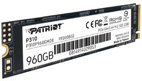 SSD Patriot P310 960GB 

 obrázok produktu 2 z 3