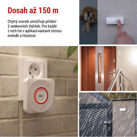 Zvonček bezdrôtový EMOS GoSmart P5735WS biely

 obrázok produktu 9 z 18