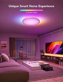LED stropné svietidlo Govee Ceiling Light RGBICWW Smart, 2400lm, 30cm, Matter biele

 obrázok produktu 2 z 7
