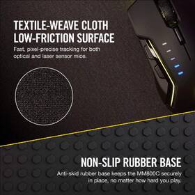 Podložka pod myš Corsair RGB Polaris Cloth 35 x 26 cm čierna

 obrázok produktu 2 z 5