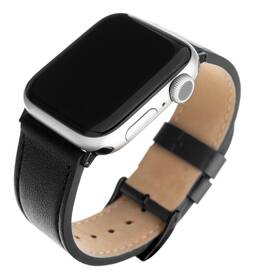 Remienok FIXED Leather Strap na Apple Watch 42/44/45/49 mm čierny

 obrázok produktu 3 z 4