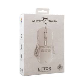 Myš White Shark ECTOR biela

 obrázok produktu 6 z 6