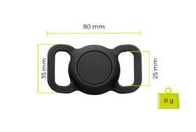 Puzdro Mobile Origin AirTag Pet Collar čierny

 obrázok produktu 9 z 10