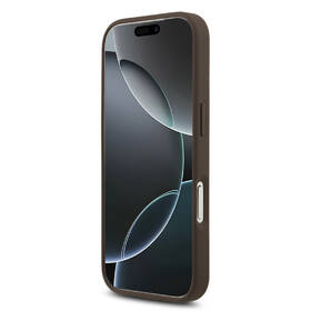 Kryt na mobil Guess PU 4G Metal Logo Strap na Apple iPhone 17 Pro hnedý

 obrázok produktu 3 z 7