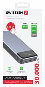 Powerbank Swissten 30000 mAh, 133W PD sivý

 obrázok produktu 1 z 1
