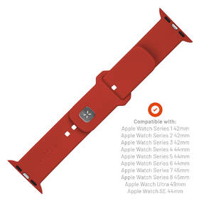 Remienok FIXED Silicone Sporty Strap na Apple Watch Ultra 49mm červený

 obrázok produktu 3 z 5