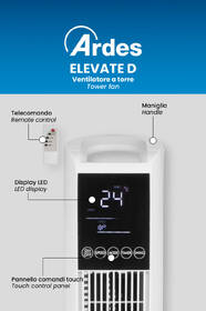 Ventilátor stĺpový Ardes 5T803 biely

 obrázok produktu 7 z 7