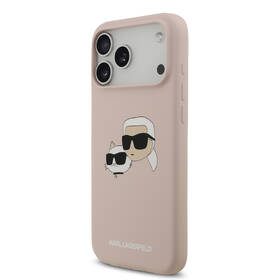 Kryt na mobil Karl Lagerfeld Liquid Silicone Double Heads MagSafe na Apple iPhone 17 Pro Max ružový

 obrázok produktu 2 z 7