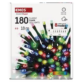 LED reťaz EMOS 180LED reťaz, 18 m, vonkajšie aj vnútorné, multicolor, programy, časovač 

 obrázok produktu 3 z 6