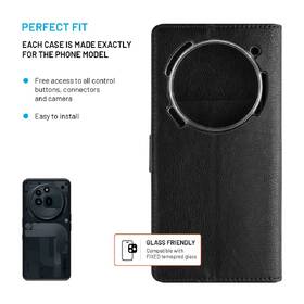 Puzdro na mobil flipové FIXED Opus na Nothing Phone (3a) Pro 5G čierne

 obrázok produktu 2 z 7