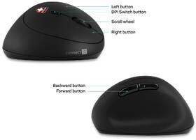 Myš Connect IT vertikálna, ergonomická pre ženy čierna

 obrázok produktu 9 z 12