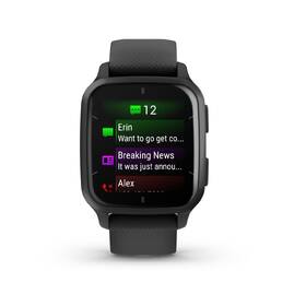 Inteligentné hodinky Garmin Venu Sq 2 Music - Slate/ Black Silicone Band 

 obrázok produktu 2 z 8