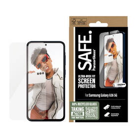 Tvrdené sklo PanzerGlass Ultra-Wide Fit na Samsung Galaxy A36 5G s instalačním rámečkem 

 obrázok produktu 2 z 3
