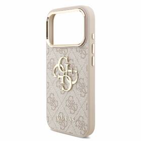 Kryt na mobil Guess PU 4G Metal Logo Strap na Apple iPhone 18 Pro ružový

 obrázok produktu 1 z 7