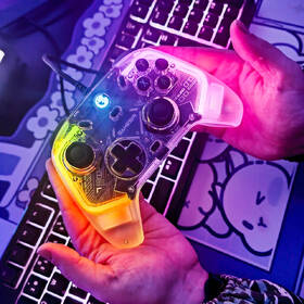 Gamepad GameSir T4 Kaleid RGB čierny/priehľadný

 obrázok produktu 9 z 12